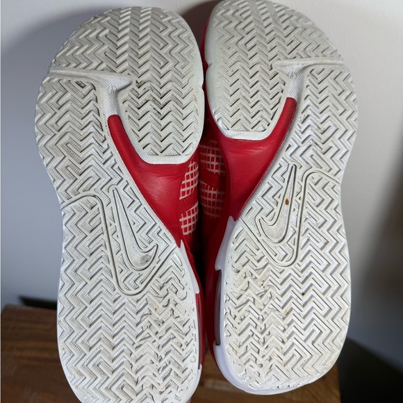 Nike Red and White Lebron Witness Sneakers, Men’s 8.5 - Picture 12 of 12
